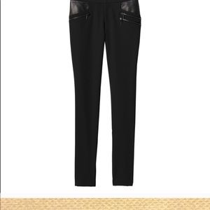 Rebecca Taylor Ava Tech Pant with Leather